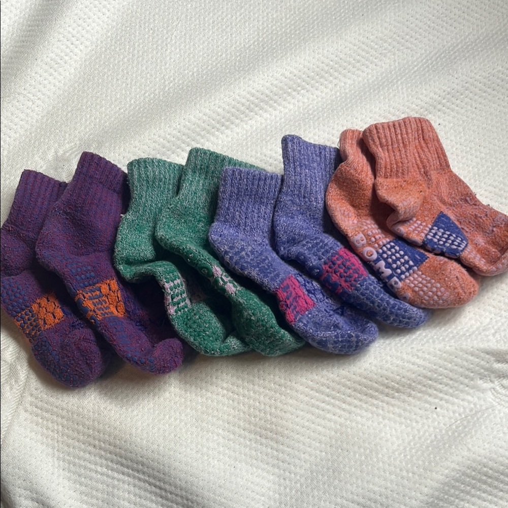 Bombas Toddler Marl Gripper Calf Sock 4-Pack
